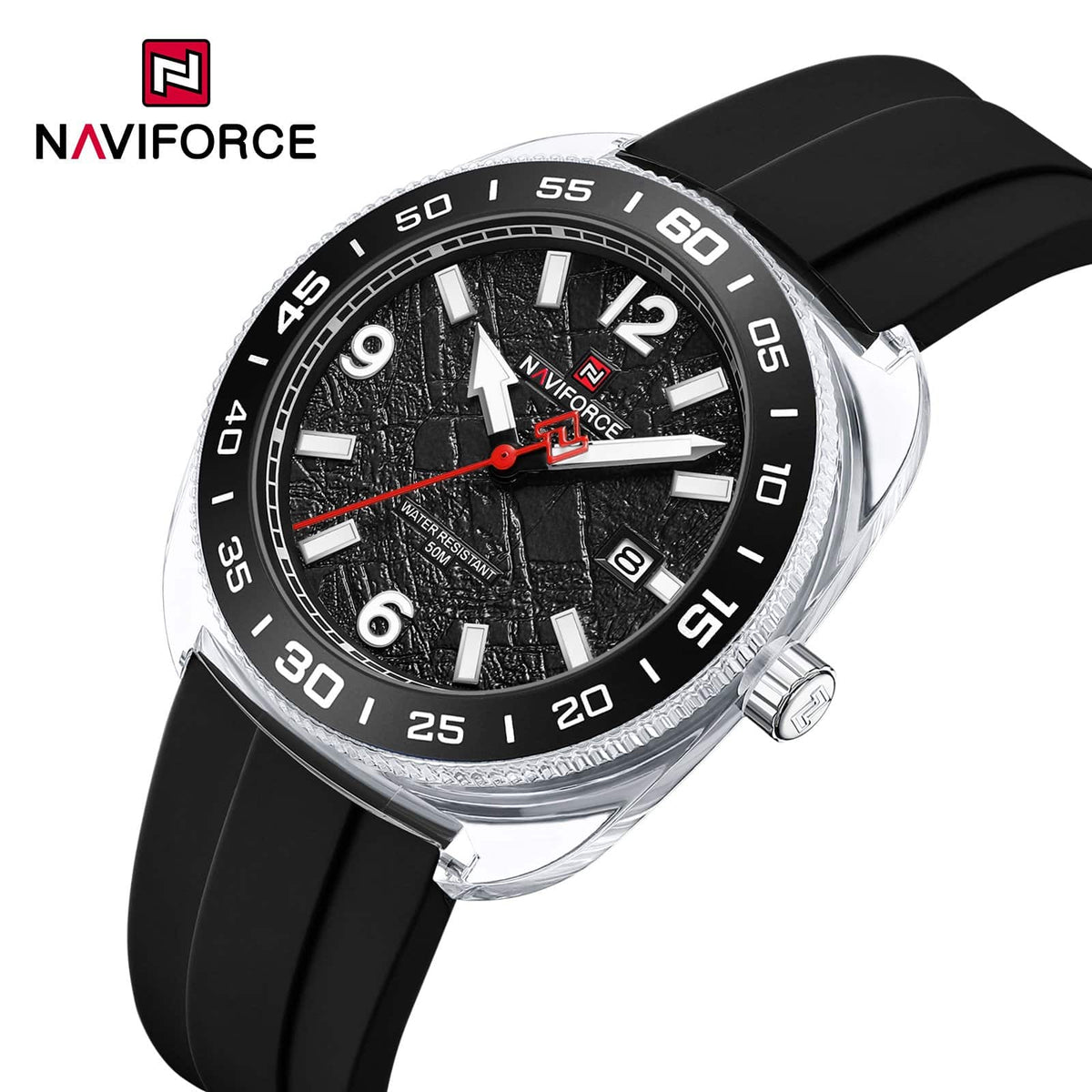 Naviforce NF-7132 Textured Dial Sport Watch