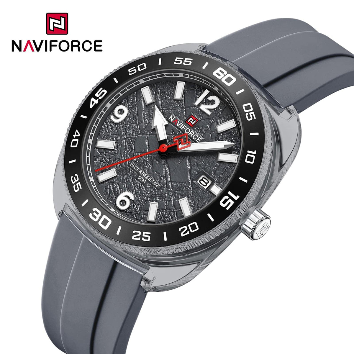 Naviforce NF-7132 Textured Dial Sport Watch