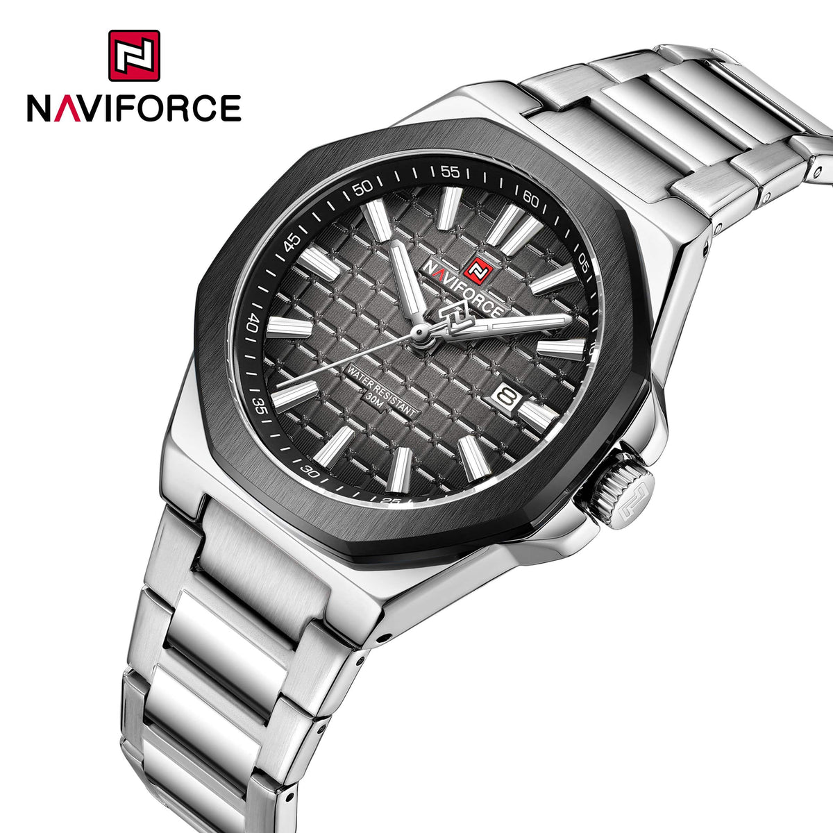 Naviforce NF 9258 – Signature Textured Date